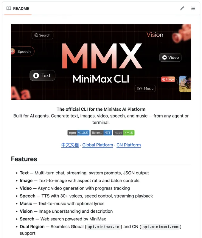 Report image for MiniMax MMX-CLI gives agents a consistent interface to multimodal models