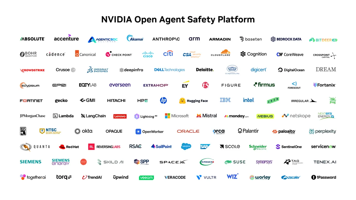 Official NVIDIA Open Agent Safety Platform launch artwork