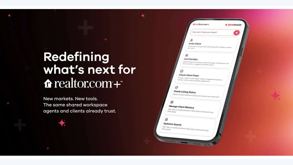 Realtor.com+ RealAssist AI for Agents launch artwork